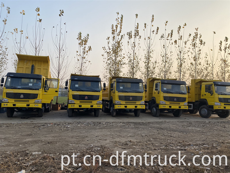 6X4 refurbished dump trucks (3)_